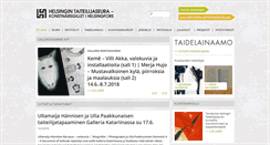 Desktop Screenshot of helsingintaiteilijaseura.fi