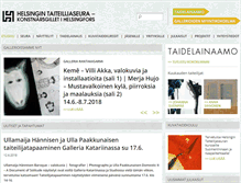 Tablet Screenshot of helsingintaiteilijaseura.fi